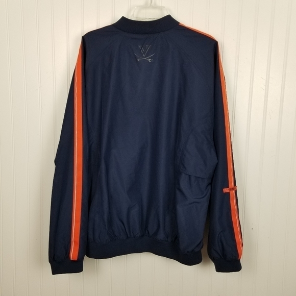 Nike Team Virginia Cavaliers Jacket Windbreaker Pull Over 1/4 Zip Stitched Large - Picture 6 of 8